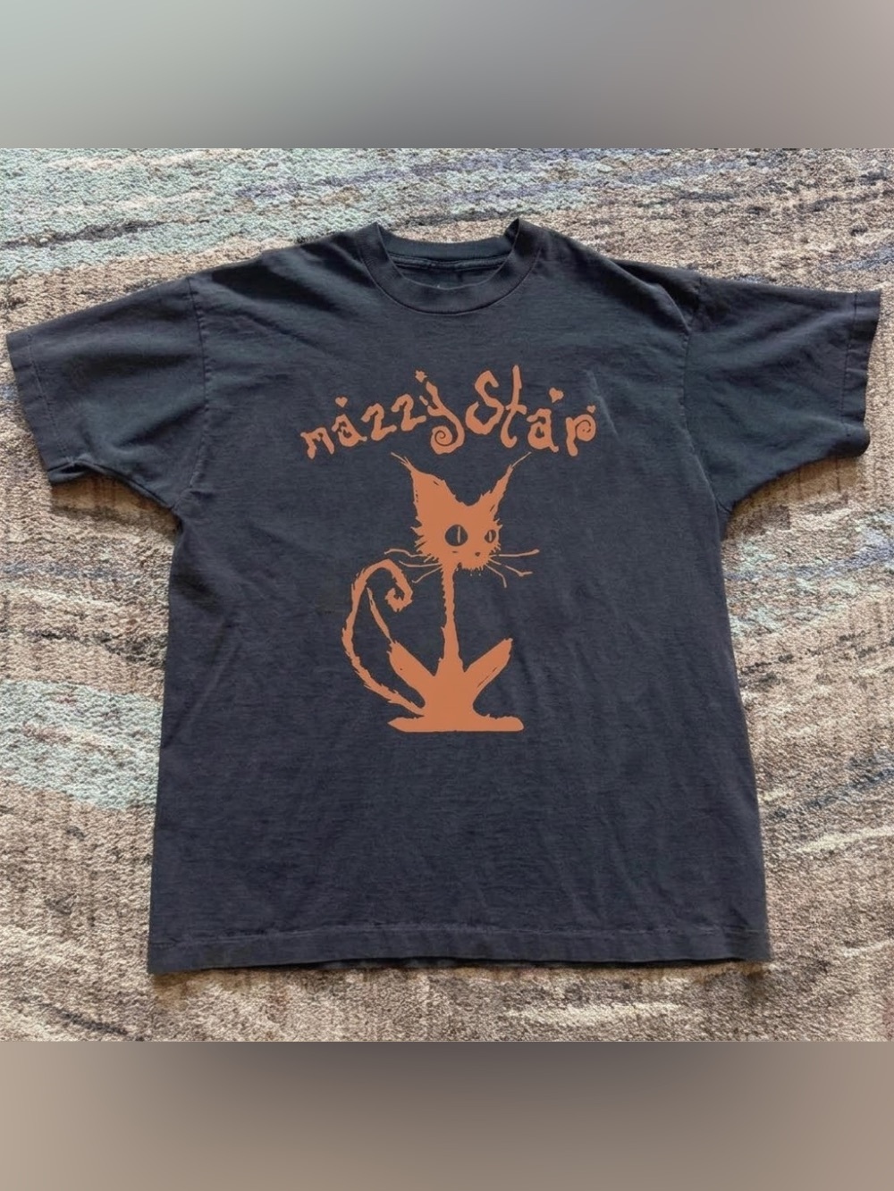 Cat Graphic T-Shirt - Black